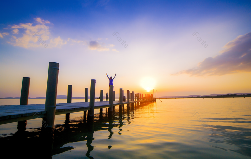 海边夕阳晚霞落日户外摄影风光摄影旅行名片,高清,摄影图,摄影图片,图片大全,摄影图免费下载